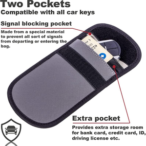 Sac de blocage de signal avec logo personnalisé Protecteur de <span class=keywords><strong>voiture</strong></span> antivol Faraday Security Faraday Box Sac de blocage de signal <span class=keywords><strong>RFID</strong></span> - Product Image 4