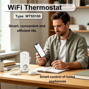 Termostato <span class=keywords><strong>Wifi</strong></span> Inteligente Programable Tuya Digital para Calefacción/Refrigeración o Humidificación/Deshumidificación, Fabricado en Fábrica - Product Image 6