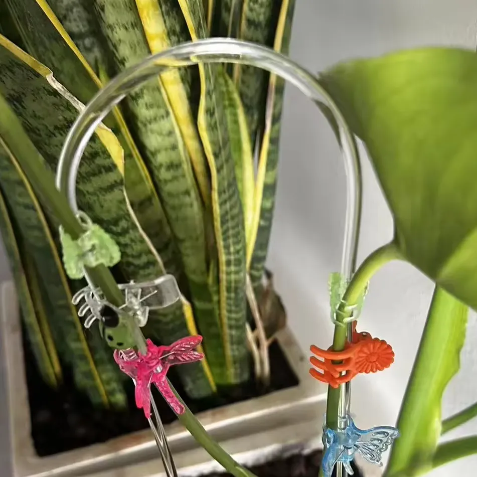 Прозрачная U-образная решетка для поддержки растений прозрачная акриловая решетка для вьющихся растений