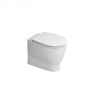 Inodoro suspendido sin borde de 35,4 cm de ancho, 54 cm de largo y 41 cm de alto con accesorios ocultos para baños modernos - Product Image 3