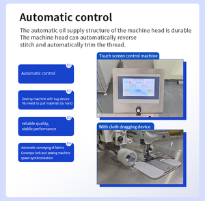 Máquina de Coser Industrial Automática para Exteriores con Motor, de Cama Plana y Puntada de Cadena, Nueva Condición, Marca ENSENKO - Product Image 4