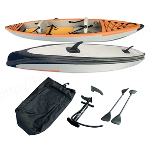 เรือคายัคเป่าลม GY Reinforced PVC EVA สำหรับ 2 คน ยาว 4 เมตร สีตามสั่ง พร้อมปั๊มลม พาย และอุปกรณ์เสริม PVC - Product Image 6