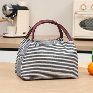 Insulated Zipper Tote <b>Lunch</b> <b>Box</b> Bag Waterproof and Reusable for Meal Prep Office <b>School</b> Outdoor Kids Adults - Product Image 1