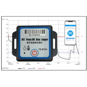 TZONE BT04 Neuzugang kabelloser Temperatur- und Luftfeuchtigkeitslogger Bluetooth-Temperatur-Datalogger
