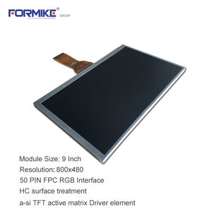 Pantalla TFT de 9 pulgadas, 800x600, con interfaz RGB de 24 bits y pantalla táctil capacitiva. - Product Image 3