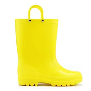 2022 New Design Plastic Waterproof Kids Shoes Trending Toddler Cheap Rain Wellies