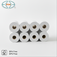 Rouleau de papier thermique blanc 3-1/8" x 230' 48 g/m² sans BPA ni BPS Modèle F0021 pour TPV de supermarché Vente en gros usine