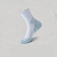Chaussettes de sport professionnelles respirantes antidérapantes avec semelle en tissu éponge pour la course, le basketball, le badminton, le marathon, logo personnalisé OEM