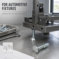 Pieds de nivellement pivotants réglables en acier au carbone haute performance Liuxi pour la remplacement/réparation d'équipements de production