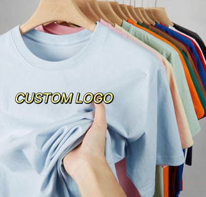 Áo thun trơn 100% cotton bán buôn cho nam, in logo tùy chỉnh, kỹ thuật DTG DTF, giá rẻ, sản xuất tại xưởng - Product Image 1