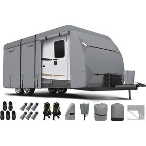 Prix d'usine Housse <span class=keywords><strong>de</strong></span> <span class=keywords><strong>camping</strong></span>-<span class=keywords><strong>car</strong></span> étanche <span class=keywords><strong>Protection</strong></span> contre la grêle résistant aux UV Caravan Travel Trailer RV Cover - Product Image 2