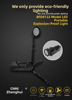 Support pliable CHHI, lampe LED portable anti-explosion 50W 6000K lumière du jour IP66 pour l'éclairage de maintenance à petite échelle