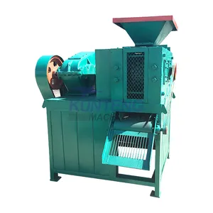 Máquina de prensagem de rolos elétricos para fazer pó, preço da máquina de briquetes de esterco de vaca de madeira