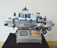 Machine automatique d'étiquetage de bouteilles rondes avec codeur, imprimante de Date, prix