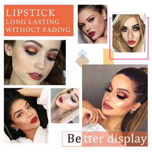 Set di 5 Rossetti Opachi Idratanti Colorati Brillanti Bullet - Product Image 5