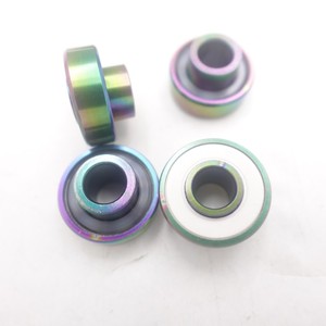 ลูกปืน 608ZB เคลือบสีรุ้ง 608 พร้อมตัวเว้นระยะในตัว สำหรับสกูตเตอร์/สเก็ตบอร์ด/ลองบอร์ด  พร้อมลูกเหล็กหรือลูกเซรามิก - Product Image 1