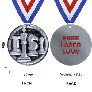 Medallas de Ajedrez 3D de Aleación de Zinc al por Mayor LY - Product Image 2