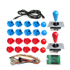 Xinmotek <span class=keywords><strong>2</strong></span>-Player pengendali Joystick <span class=keywords><strong>Kit</strong></span> Diy Zero Delay papan USB untuk PC Mame <span class=keywords><strong>Raspberry</strong></span> <span class=keywords><strong>Pi</strong></span> PS3 kotak TV Arcade stik tombol SANWA - Product Image 3