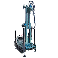 Portable 160m profondeur Air pneumatique hydraulique puits d'eau perceuse moteur noyau forage eau roche perceuse à vendre