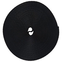 Sangle en polyester/nylon écologique de 50 mm, noire, tissée sergé, à rayures marguerites, zèbre, dégradé, léopard et pois, pour sacs à dos - Vente en gros