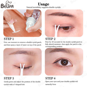 Nouvelle usine yeux Invisible Double pli paupière autocollant, étanche 300 paires rouleau forme <span class=keywords><strong>oeil</strong></span> ruban Double paupière ruban - Product Image 3