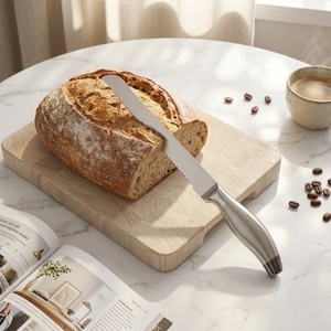 Juego de Cuchillos de Cocina Premium de 6 Piezas, Cuchillos de Cocina Ultra Afilados Plateados, Juego de Cuchillos de Chef con Bloque - Product Image 3