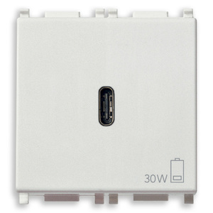 Adaptador de Corriente USB C PD de 30W, Blanco, Estación de Carga de Pared - Product Image 1