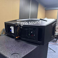 Peralatan Suara Line Array Aktif 2 Arah HDL 30A Dual 10 Inch, Sistem Musik Speaker Bertenaga, Speaker Outdoor untuk Panggung