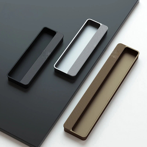 Modern Recessed Concealed Pull Handles Invisible Embedded Cabinet Handles for Wardrobe Cabinet Drawer &amp; Shoe Cabinet - Product Image 1