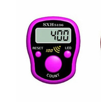 Compteur de Tasbih numérique avec éclairage LED, anneau électronique pour doigt avec écran LCD, compteur de tally en plastique durable pour le golf