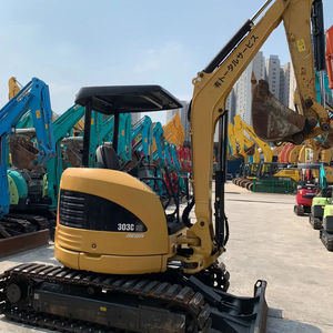 Mini-excavatrice d'occasion de haute qualité Cat303c 3t 2023 avec moteur, boîte de vitesses, pompe, roulement, PLC et moteur pour inspection vidéo et rapport - Product Image 3