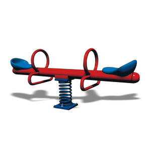 Moetry 4 asientos balancín <span class=keywords><strong>de</strong></span> Metal patio ver VI para jugar los niños <span class=keywords><strong>de</strong></span> la escuela al aire libre primavera balancín para 4 - Product Image 5