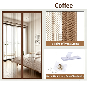 폴리에스터 소재 모기장, 가정용/차량용 무소음 자석 모기문, 특가 판매중 - Product Image 3