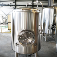 Réservoir de blanchiment automatisé de 1200 L |   Acier inoxydable 304/316L avec contrôle PLC et glycol pour la conditionnement de la bière