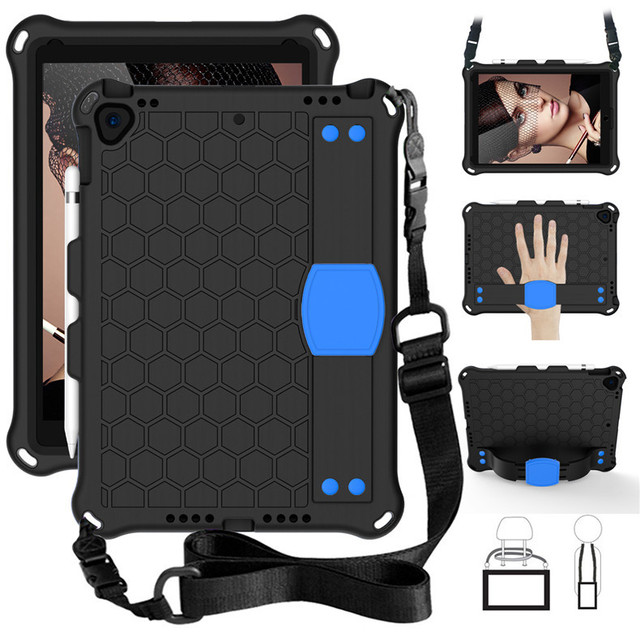 Tablet Case for iPad 7.9 Inch Kids with Handle Stand EVA Foam Shock Proof Protector Light Weight Cover for iPad Mini 4/5/6