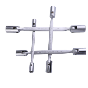 2026 New Full Size CRV Double Swivel Head Open End Socket Spanner Multifunctional <strong>Combination</strong> <strong>Wrench</strong> for Automotive Repair - Product Image 2