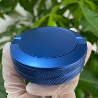 Boîtes à snus en aluminium mat personnalisées usinées par CNC avec bouchon à vis pour l'emballage du tabac et la fabrication de snus