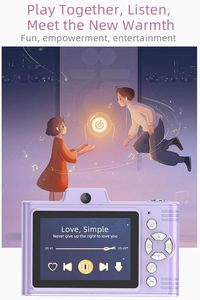 Yytech H8 Màn Hình 2.8 Inch 1080P Nhỏ Gọn Mini CCD Máy Ảnh 48MP Ống Kính Kép Zoom Quang Học 8X Xách Tay Trẻ Em Máy Ảnh Quà Tặng Cho Trẻ Em - Product Image 6