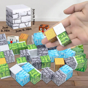 Blocs Magnétiques Version Frozen Jouets pour Filles Princesse Château STEM Jeux Sensoriels pour Enfants Jouets pour Tout-Petits Cadeaux d'Anniversaire de Noël - Product Image 4