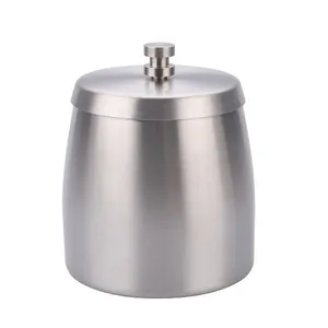 Ashtray with Lid for Cigarette / Stainless Steel Smokeless Odorless Windproof Ashtrays