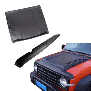 Accesorios exteriores de acrílico para coche, piezas de protección para capó de motor, Deflector de arena, Protector de capó para Great Wall Tank 300