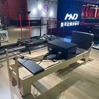 MJD M101C Lit de Pilates en Bois d'Érable - Équipement d'Exercice Durable et Sûr pour Adultes à Domicile/Studio, Yoga et Entraînement Physique