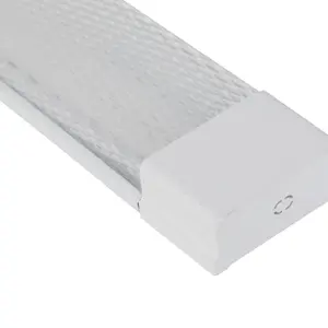 Conjunto de luz tubo prismático de alta qualidade, 4 pés, 2 pés, luz LED de sarrafo, 80w, 100w, xxx, xxx com, suporte de ferro, 220v, luzes para ambientes internos