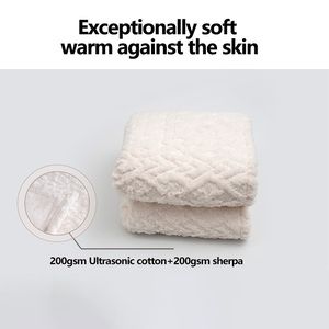 온도 조절 기능이 있는 전기 가열 담요, 가정 및 사무실용, 세탁기 사용 가능 - Product Image 2