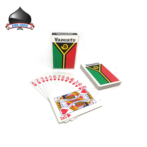 Boîte de cartes <span class=keywords><strong>Fournier</strong></span> rouges de qualité supérieure, personnalisées, imprimées sur papier, certifiées EN71, MOQ 1000 paquets, marque Kingshows - Product Image 1