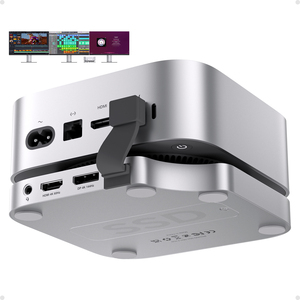 PULWTOP Mac Mini M4 Dock Stand con DP 4K 144Hz y HDMI 4K60, Mac Mini M4 Pro Hub con <span class=keywords><strong>4TB</strong></span> NVMe SSD Enclosure (SSD NO incluido) - Product Image 1