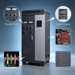 Armoire de commande de démarreur progressif 22-250kW ES EZ SMRQ9-GA Panneau de démarrage progressif du moteur Triphasé 380V 415V - Product Image 3