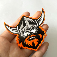 Fournisseur de patchs souples d'impression d'écran en soie à transfert élevé Étiquettes en Tpu de logo 3d en relief personnalisées pour vêtement