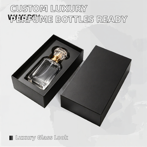 Custom Luxury Perfume Bottle Atomizer Set 30ml 50ml 100ml High White <b>Glass</b> <b>Spray</b> Bottle - Product Image 2