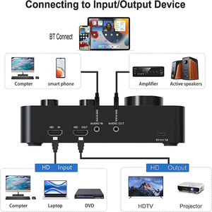 Mélangeur de <span class=keywords><strong>karaoké</strong></span> HDTV Microfono HD AUX BT Microphone sans fil pour <span class=keywords><strong>karaoké</strong></span> Barre de son home cinéma Haut-parleur <span class=keywords><strong>Wifi</strong></span> Ampli Hi-fi Mélangeur de <span class=keywords><strong>karaoké</strong></span> - Product Image 6